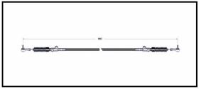 RECAMBIO FRENO INDUSTRIAL CA00823 - CABLE DE FRENO MITSUBISHI