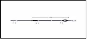 RECAMBIO FRENO INDUSTRIAL CA00825 - CABLE DE FRENO OM