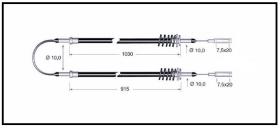 RECAMBIO FRENO INDUSTRIAL CA00831 - CABLE DE FRENO OM