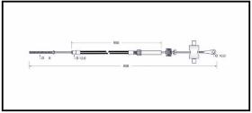 RECAMBIO FRENO INDUSTRIAL CA00836 - CABLE DE FRENO LINDE