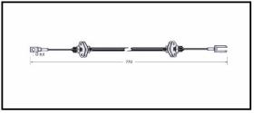 RECAMBIO FRENO INDUSTRIAL CA00838 - CABLE DE FRENO OM