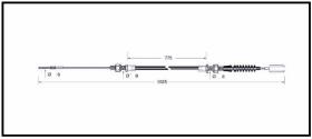 RECAMBIO FRENO INDUSTRIAL CA00842 - CABLE DE FRENO OM