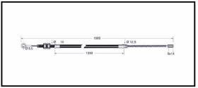 RECAMBIO FRENO INDUSTRIAL CA00848 - CABLE DE FRENO OM