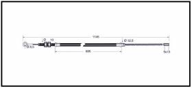 RECAMBIO FRENO INDUSTRIAL CA00849 - CABLE DE FRENO OM