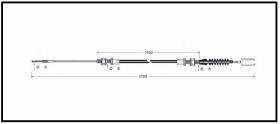 RECAMBIO FRENO INDUSTRIAL CA00852 - CABLE DE FRENO OM