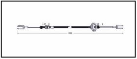 RECAMBIO FRENO INDUSTRIAL CA00853 - CABLE DE FRENO OM