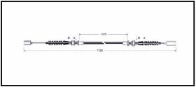 RECAMBIO FRENO INDUSTRIAL CA00854 - CABLE DE FRENO OM