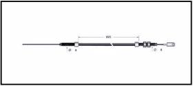 RECAMBIO FRENO INDUSTRIAL CA00856 - CABLE DE FRENO OM