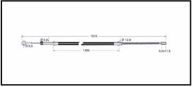 RECAMBIO FRENO INDUSTRIAL CA00858 - CABLE DE FRENO OM