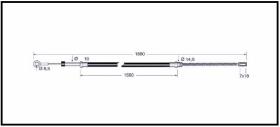 RECAMBIO FRENO INDUSTRIAL CA00859 - CABLE DE FRENO OM