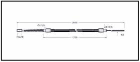 RECAMBIO FRENO INDUSTRIAL CA00862 - CABLE DE FRENO STILL