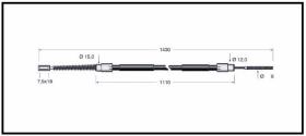 RECAMBIO FRENO INDUSTRIAL CA00863 - CABLE DE FRENO STILL