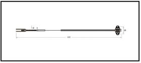 RECAMBIO FRENO INDUSTRIAL CA00864 - CABLE DE FRENO YALE-JUNGHEINRICH