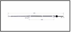 RECAMBIO FRENO INDUSTRIAL CA00866 - CABLE DE FRENO YALE-JUNGHEINRICH