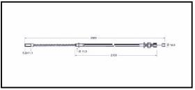 RECAMBIO FRENO INDUSTRIAL CA00867 - CABLE DE FRENO YALE-JUNGHEINRICH