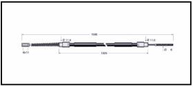 RECAMBIO FRENO INDUSTRIAL CA00872 - CABLE DE FRENO STILL