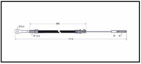 RECAMBIO FRENO INDUSTRIAL CA00878 - CABLE DE FRENO CATERPILLAR