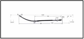 RECAMBIO FRENO INDUSTRIAL CA00881 - CABLE DE FRENO HYSTER