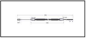 RECAMBIO FRENO INDUSTRIAL CA00882 - CABLE DE FRENO STILL