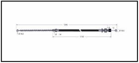 RECAMBIO FRENO INDUSTRIAL CA00884 - CABLE DE FRENO HYSTER