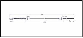 RECAMBIO FRENO INDUSTRIAL CA00886 - CABLE DE FRENO PGS