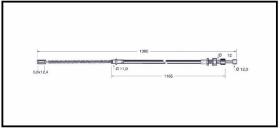 RECAMBIO FRENO INDUSTRIAL CA00892 - CABLE DE FRENO KOMATSU