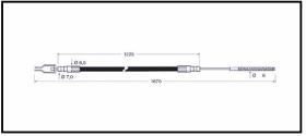 RECAMBIO FRENO INDUSTRIAL CA00896 - CABLE DE FRENO STILL