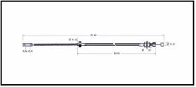 RECAMBIO FRENO INDUSTRIAL CA00898 - CABLE DE FRENO NISSAN