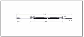 RECAMBIO FRENO INDUSTRIAL CA00899 - CABLE DE FRENO STILL