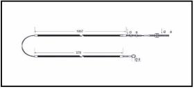 RECAMBIO FRENO INDUSTRIAL CA00904 - CABLE DE FRENO CARER