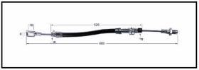 RECAMBIO FRENO INDUSTRIAL CA00913 - CABLE FRENO DETAS