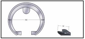 RECAMBIO FRENO INDUSTRIAL ZF00955 - ZAPATA DE FRENO