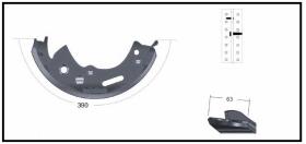 RECAMBIO FRENO INDUSTRIAL ZF01007 - ZAPATA DE FRENO