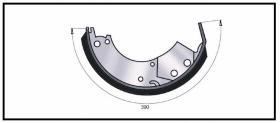 RECAMBIO FRENO INDUSTRIAL ZF01066 - ZAPATA DE FRENO