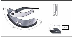 RECAMBIO FRENO INDUSTRIAL ZF01085 - ZAPATA DE FRENO  DCHA