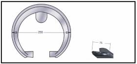 RECAMBIO FRENO INDUSTRIAL ZF01110 - ZAPATA DE FRENO