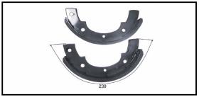 RECAMBIO FRENO INDUSTRIAL ZF01153 - KIT ZAPATA F/M 2 PIEZAS