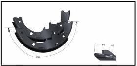 RECAMBIO FRENO INDUSTRIAL ZF01157 - KIT ZAPATA DE FRENO 2 PIEZAS