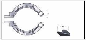 RECAMBIO FRENO INDUSTRIAL ZF01169 - KIT ZAPATA DE FRENO 2 PIEZAS