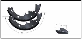 RECAMBIO FRENO INDUSTRIAL ZF01189 - KIT ZAPATA DE FRENO 2 PIEZAS