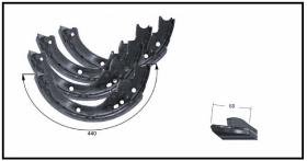 RECAMBIO FRENO INDUSTRIAL ZF01201 - KIT ZAPATA DE FRENO 4 PIEZAS