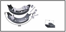 RECAMBIO FRENO INDUSTRIAL ZF01202 - KIT ZAPATA DE FRENO