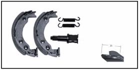 RECAMBIO FRENO INDUSTRIAL 01210 - KIT ZAPATA DE FRENO 2 PIEZAS