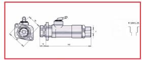 RECAMBIO FRENO INDUSTRIAL 02304 - BOMBA MINISERVO 10X1,25 Ø20/15"