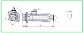 RECAMBIO FRENO INDUSTRIAL 02307 - BOMBA MINISERVO LHM  12X1,5 Ø27/20"