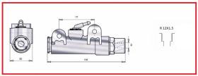 RECAMBIO FRENO INDUSTRIAL 02308 - BOMBA MINISERVO12X1,5 Ø 27,20"