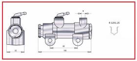 RECAMBIO FRENO INDUSTRIAL 02312 - BOMBA MINISERVO 12X1,25 Ø27/35"