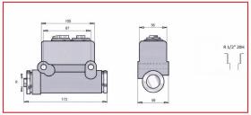 RECAMBIO FRENO INDUSTRIAL 02338 - BOMBA FR  LHM CARTERPILLAR Ø31,75