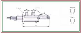 RECAMBIO FRENO INDUSTRIAL 02353 - SERVO HIDRA LINDE 16X1,5 Ø 44,45-25,4