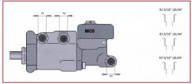 RECAMBIO FRENO INDUSTRIAL 02356 - BOMBA MINISERVO LHM 9/16 18H Ø28,57